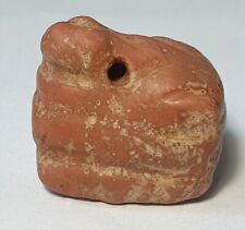 24.5mm ANCIENT LARGE WESTERN ASIAN JASPER AMULET BEAD (animal face) picture