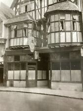 Y8 Photograph Old George Inn Mall Hotel Salisbury England 1920-30's Sign Doorway picture