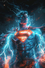Superman 1/1 Style Refractor Original art Sketch #15 picture