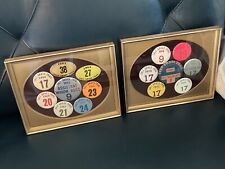 Rare Vintage Salt Grass Trail Conservation Pin Pinback Buttons Framed Collection picture