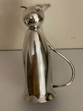 Vintage 1940's Napier Silver Plated 1oz. Kitty Cat Jigger Shot Cup  Art Deco picture