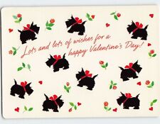 Postcard Lots and lots of wishes for a happy Valentines Day with Art Print picture