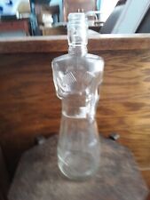 Vintage Don Cossack Large Clear Glass Vodka Bottle 11