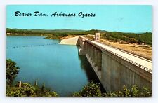 Old Postcard Beaver Dam Lake Arkansas  Ozarks Fayetteville Cancel 1989 picture