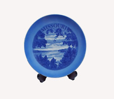 Vintage Missouri Blue Porcelain Collectors Plate 8.5 in picture