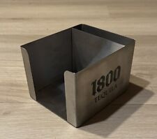 1800 Tequila - Stainless Steel Barware Bar Caddy Napkin & Straw Holder picture
