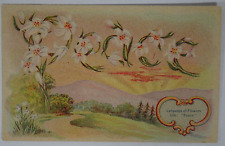c1910s Postcard Language Of Flowers - Lily: Peace Unposted picture