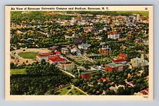 Syracuse NY-New York, Syracuse University Campus & Stadium Vintage Postcard picture