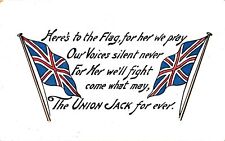 Union Jack For Ever Patriotic Postcard picture