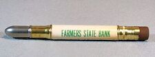 Vintage Bullet Pencil ~ Farmers State Bank In Ridgeway, Iowa ~ BPL-3 picture