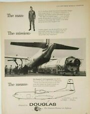 1959 Douglas C-133 Cargomaster Plane Douglas the Nation's Partner in Defense Ad picture