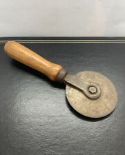 Vintage Everhard Roller Canton Ohio Hand Tool 9” Wooden handle Rare Large picture