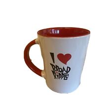 I Heart Broad Ripple Cup Mug White Red Indianapolis Indiana picture