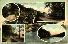 Glimpses of Eddy Farm Mulit-View Sparrowbush NY Divided Postcard c1915 picture