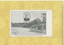 NJ Atlantic City 1906 udb antique postcard TRAIN WRECK WALTER SCOTT New Jersey picture