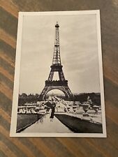 Eiffel Tower Paris Trumpf German Chocolate 1933 Prewar Card SHIPS FREE picture