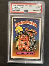 1985 GARBAGE PAIL KIDS STICKERS #22B Stinky Stan   . PSA Graded 6 GPK OS1 picture