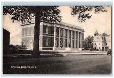 c1940's City Hall Bridgeton New Jersey NJ Vintage Unposted Postcard picture