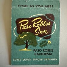Vintage 1950s Paso Robles Inn California Matchbook Cover picture