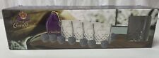 Crown Royal Whiskey Glass Set of 4, 8 Whiskey Stones & 1 Crown Royal Pouch New picture