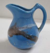 Paden City Pottery Artware Souvenir Miniature Pitcher Williamsburg Virginia picture
