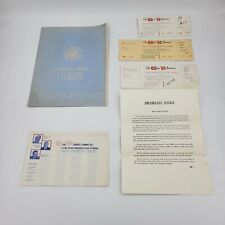 Vintage Dwight Eisenhower Dinner with Ike Menu and Tickets Chicago Republican... picture