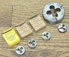 ASSORTED SMALL THREADING DIE LOT-KEYSTONE-O.K.-MORSE-ANTIQUE HAND TOOL-TAP picture
