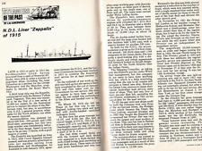 CARPATHIA (1903)-- SEA BREEZES magazine review  April 1978 picture