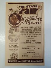 Vintage Indiana State Fair Magazine Advertisement Colgate Dental Cream 1930s picture
