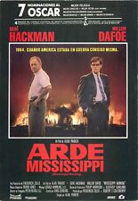 Arde Mississippi Burning Movie Film Poster Postcard Gene Hackman Willem Dafoe picture