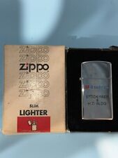 Vintage 1982 BF Goodrich Stock Prep Advertising Chrome Slim Zippo Lighter NEW picture