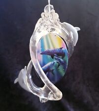 Christian Riese Lassen's Rainbow Dolphin Majesty Ornament Light Catcher Ocean  picture