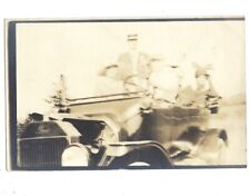 c1916 Family Well Dressed Dapper Inside Old Ford Car RPPC Real Photo Postcard picture
