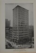Chicago Downtown State Street Dearborn Architecture Antique Art 1902 picture