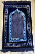 turkish islamic prayer mat muslims janamaz BLUE color picture