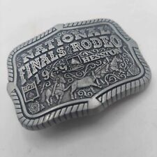1999 Hesston Collectors Belt Buckle National Finals Rodeo Limited Miniature NFR picture