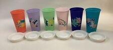 Starbucks 2021 Easter/Spring Reusable 16 Oz. Hot Cups Set Of 6 W/Lids picture