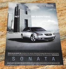 2006 Hyundai Sonata Original Magazine Advertisement Small Poster picture