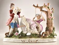 *Vintage Romantic Dresden Style Lace Rococo Porcelain Figurine picture