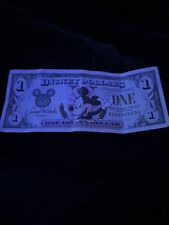 1996 A $1 MICKEY DISNEY DOLLAR AOO296683A Low Mintage Beautiful Mint Note picture