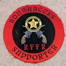 Roughnecks Supporter RFFR Patch MC 18 Motorcycle Biker Club Embroidered 12in picture