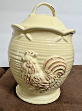 LENOX  PROVENCAL GARDEN ROOSTER  CANISTER Ceramic picture