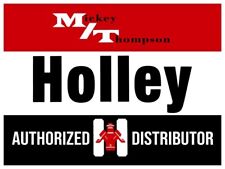 Mickey Thompson & Holley Carburetors NEW METAL SIGN: Authorized Distributor picture