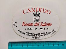 Adhesive Rosanto Of Salento Wine Sticker Autocollant Aufkleber 80s Original picture