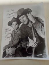 Johnny Crawford Signed photo Autograph 1963 The Rifleman Western TV memorabilia picture