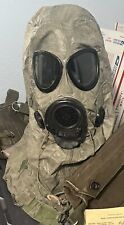 U. S. M-17 GAS MASK, CHEMICAL BOOTS,  & WET WEATHER PARKA & PANTS - picture