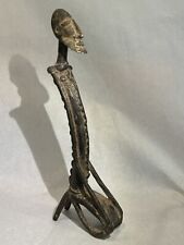 Fabulous, Vintage African Cast Bronze Dogon Mali Figure/Giacometti Look 12