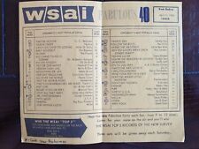 Original WSAI Cincinnati Radio Top 40 Music Survey April 5, 1963 UC Bearcats #1 picture