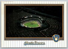 Milwaukee, WI Wisconsin  MILWAUKEE COUNTY STADIUM Brewers Baseball 4X6 Postcard picture