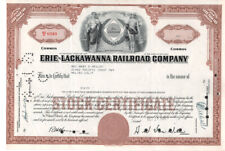 Erie-Lackawanna Railroad Co. - Original Stock  Certificate - 1960 - NC6049 picture